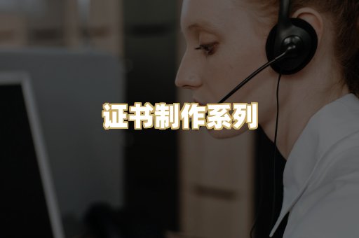 证书制作系列